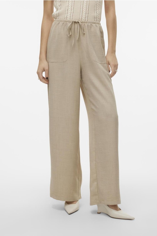 VMMELANEY HW LOOSE PANT WVN GA NOOS 10316385 OVERCAST/MELANGE
